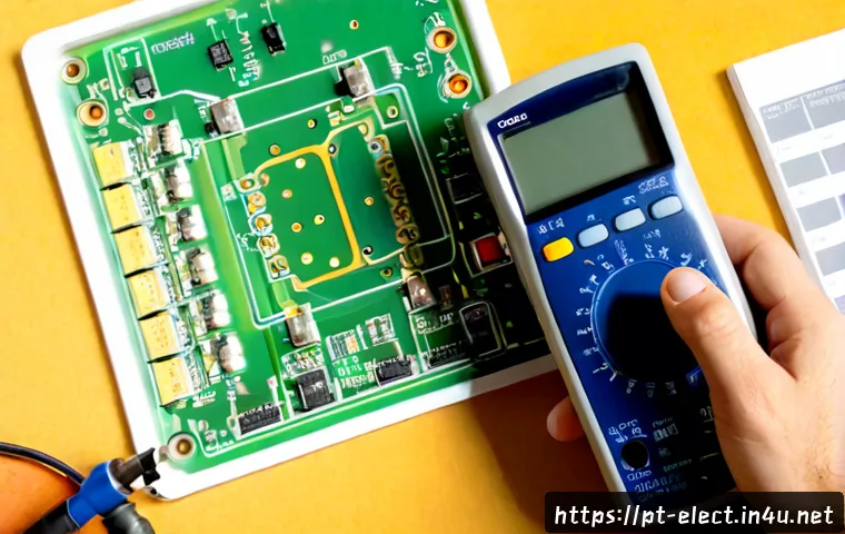 Home 16 전자기기 자격증 필기와 실기의 연결성 - Photorealistic Portuguese electronics certification study scene, a focused adult student at a clean ...
